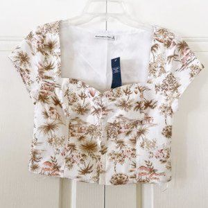 Abrecombie and Fitch Summery Corset top